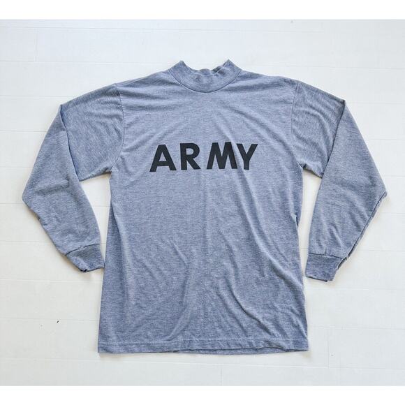 US Army Other - Vintage 90s US Army Longsleeve Turtleneck T-Shirt L 21.5 x 30